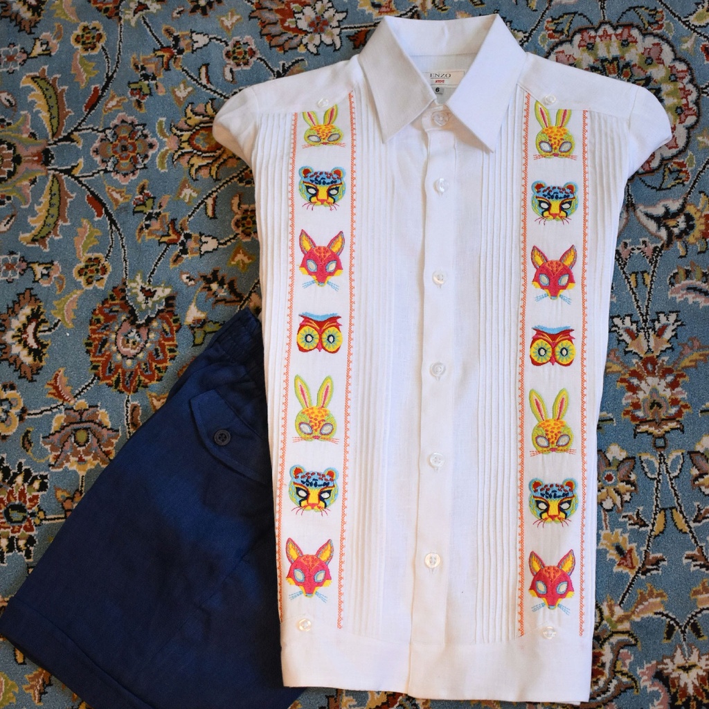 Guayabera Alebrijes Niño 